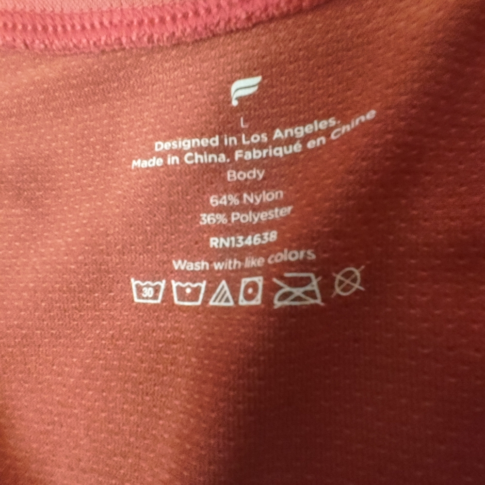 Fabletics Mens Mauve Active Performance Large Sed… - image 3